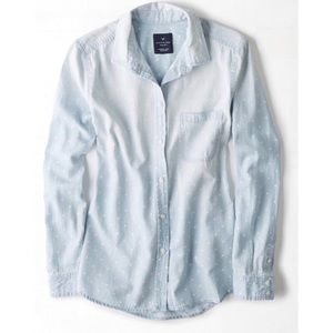 American Eagle Outfitters Tops - ᎪᎷᎬᎡᏆᏟᎪN ᎬᎪᏩᏞᎬ ᏴᎾYFᎡᏆᎬNᎠ ᏴᏌᎢᎢᎾN ᎠᎾᏔN ᏚᎻᏆᎡᎢ American Eagle Outfitters Tops - ᎪᎷᎬᎡᏆᏟᎪN ᎬᎪᏩᏞᎬ ᏴᎾYFᎡᏆᎬNᎠ ᏴᏌᎢᎢᎾN ᎠᎾᏔN ᏚᎻᏆᎡᎢ